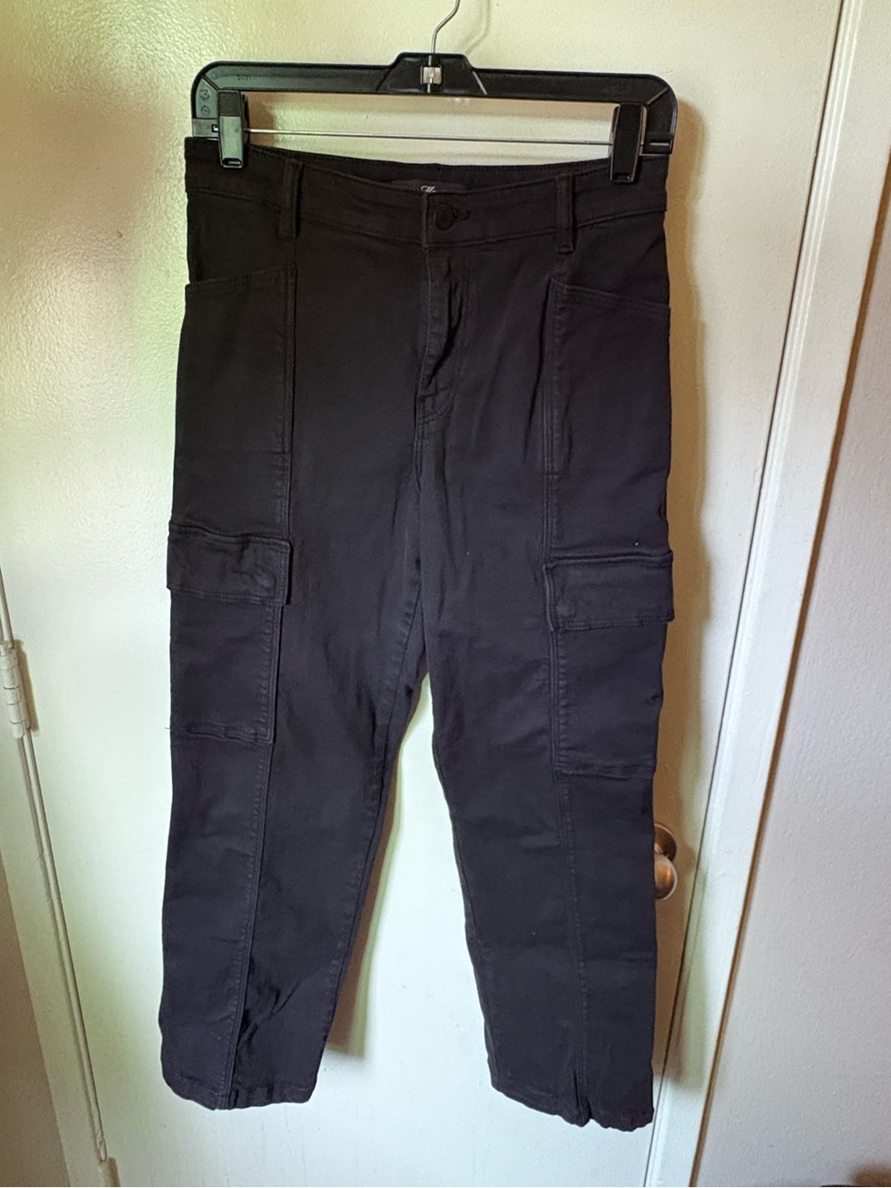 Mavi Sahara Women's Black Straight-Leg Cargo Jeans